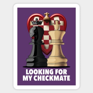 Find Your True Checkmate Sticker